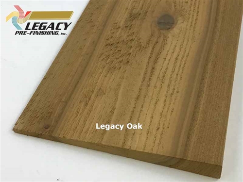 Prefinished Cedar Plain Bevel Siding Legacy Oak Stain