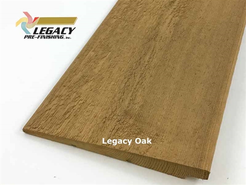 Prefinished Cedar Rabbeted Bevel Siding Legacy Oak Stain