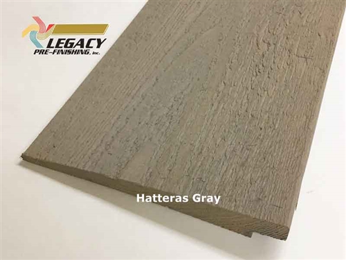 Prefinished Cedar Rabbeted Bevel Siding - Hatteras Gray