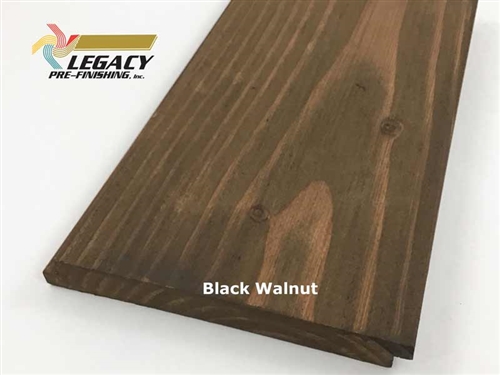 Prefinished Doug Fir Shiplap Siding Black Walnut Stain