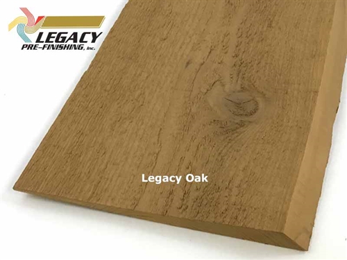 Prefinished Haida Wavy Edge Cedar Siding Legacy Oak Stain